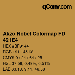 Color code: Akzo Nobel Colormap FD - 421E4 | qconv.com