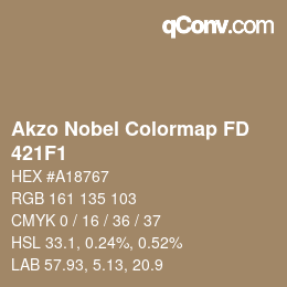 カラーコード: Akzo Nobel Colormap FD - 421F1 | qconv.com