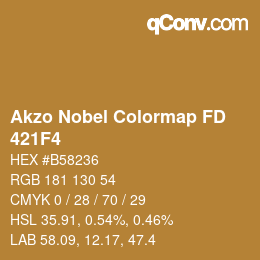 Code couleur: Akzo Nobel Colormap FD - 421F4 | qconv.com