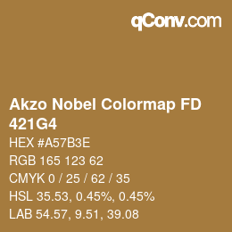 Code couleur: Akzo Nobel Colormap FD - 421G4 | qconv.com