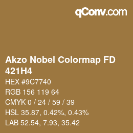 カラーコード: Akzo Nobel Colormap FD - 421H4 | qconv.com
