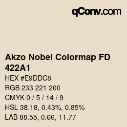 カラーコード: Akzo Nobel Colormap FD - 422A1 | qconv.com