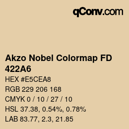 Code couleur: Akzo Nobel Colormap FD - 422A6 | qconv.com