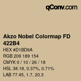 Color code: Akzo Nobel Colormap FD - 422B4 | qconv.com