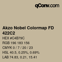 Code couleur: Akzo Nobel Colormap FD - 422C2 | qconv.com