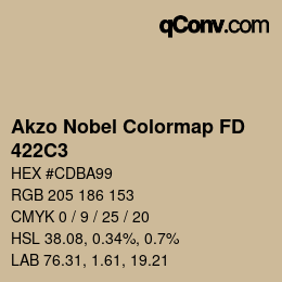 Code couleur: Akzo Nobel Colormap FD - 422C3 | qconv.com