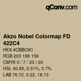 カラーコード: Akzo Nobel Colormap FD - 422C4 | qconv.com