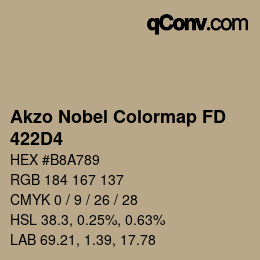 Code couleur: Akzo Nobel Colormap FD - 422D4 | qconv.com