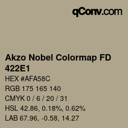 Color code: Akzo Nobel Colormap FD - 422E1 | qconv.com