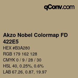 Color code: Akzo Nobel Colormap FD - 422E5 | qconv.com