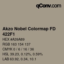 Code couleur: Akzo Nobel Colormap FD - 422F1 | qconv.com