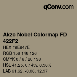 Color code: Akzo Nobel Colormap FD - 422F2 | qconv.com