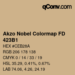Farbcode: Akzo Nobel Colormap FD - 423B1 | qconv.com