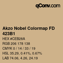 Color code: Akzo Nobel Colormap FD - 423B1 | qconv.com