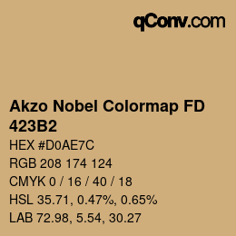 Color code: Akzo Nobel Colormap FD - 423B2 | qconv.com