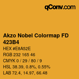 Farbcode: Akzo Nobel Colormap FD - 423B4 | qconv.com