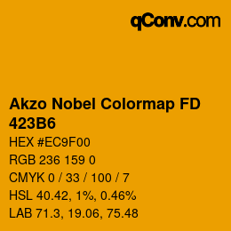 Code couleur: Akzo Nobel Colormap FD - 423B6 | qconv.com