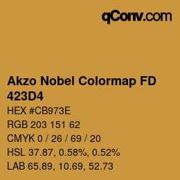Code couleur: Akzo Nobel Colormap FD - 423D4 | qconv.com