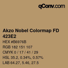 Color code: Akzo Nobel Colormap FD - 423E2 | qconv.com
