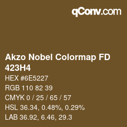 Code couleur: Akzo Nobel Colormap FD - 423H4 | qconv.com