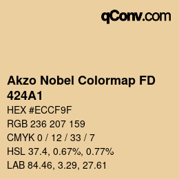 カラーコード: Akzo Nobel Colormap FD - 424A1 | qconv.com