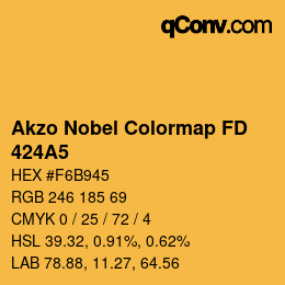 Code couleur: Akzo Nobel Colormap FD - 424A5 | qconv.com
