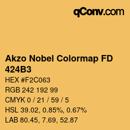 Farbcode: Akzo Nobel Colormap FD - 424B3 | qconv.com