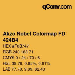 Color code: Akzo Nobel Colormap FD - 424B4 | qconv.com