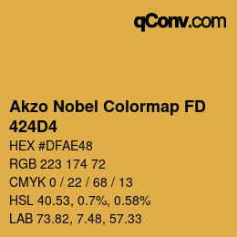 Farbcode: Akzo Nobel Colormap FD - 424D4 | qconv.com