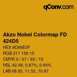Color code: Akzo Nobel Colormap FD - 424D5 | qconv.com