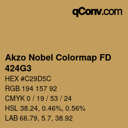 カラーコード: Akzo Nobel Colormap FD - 424G3 | qconv.com