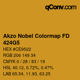 Código de color: Akzo Nobel Colormap FD - 424G5 | qconv.com