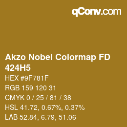 Color code: Akzo Nobel Colormap FD - 424H5 | qconv.com
