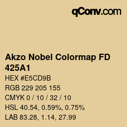 Farbcode: Akzo Nobel Colormap FD - 425A1 | qconv.com