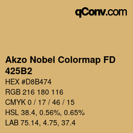 カラーコード: Akzo Nobel Colormap FD - 425B2 | qconv.com