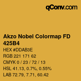 Color code: Akzo Nobel Colormap FD - 425B4 | qconv.com