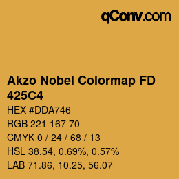 Color code: Akzo Nobel Colormap FD - 425C4 | qconv.com