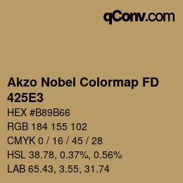Farbcode: Akzo Nobel Colormap FD - 425E3 | qconv.com