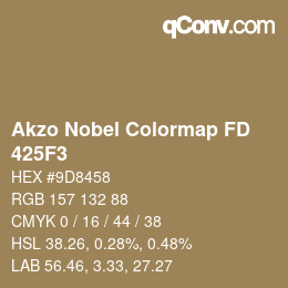 Code couleur: Akzo Nobel Colormap FD - 425F3 | qconv.com