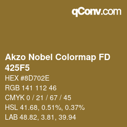 Color code: Akzo Nobel Colormap FD - 425F5 | qconv.com