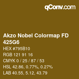 カラーコード: Akzo Nobel Colormap FD - 425G6 | qconv.com