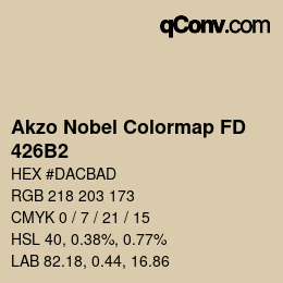 Código de color: Akzo Nobel Colormap FD - 426B2 | qconv.com