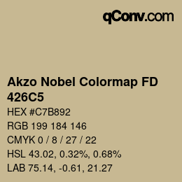 Code couleur: Akzo Nobel Colormap FD - 426C5 | qconv.com