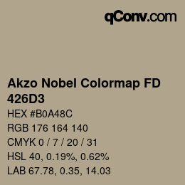 Color code: Akzo Nobel Colormap FD - 426D3 | qconv.com