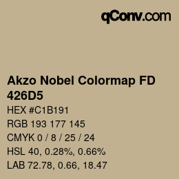 Color code: Akzo Nobel Colormap FD - 426D5 | qconv.com
