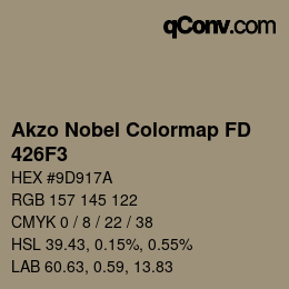Code couleur: Akzo Nobel Colormap FD - 426F3 | qconv.com