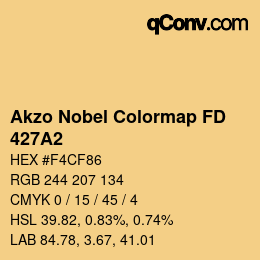 Code couleur: Akzo Nobel Colormap FD - 427A2 | qconv.com