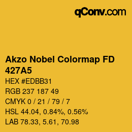 Código de color: Akzo Nobel Colormap FD - 427A5 | qconv.com