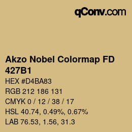 Código de color: Akzo Nobel Colormap FD - 427B1 | qconv.com