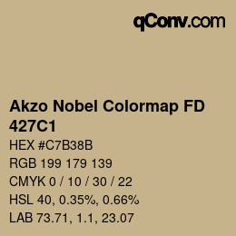Código de color: Akzo Nobel Colormap FD - 427C1 | qconv.com